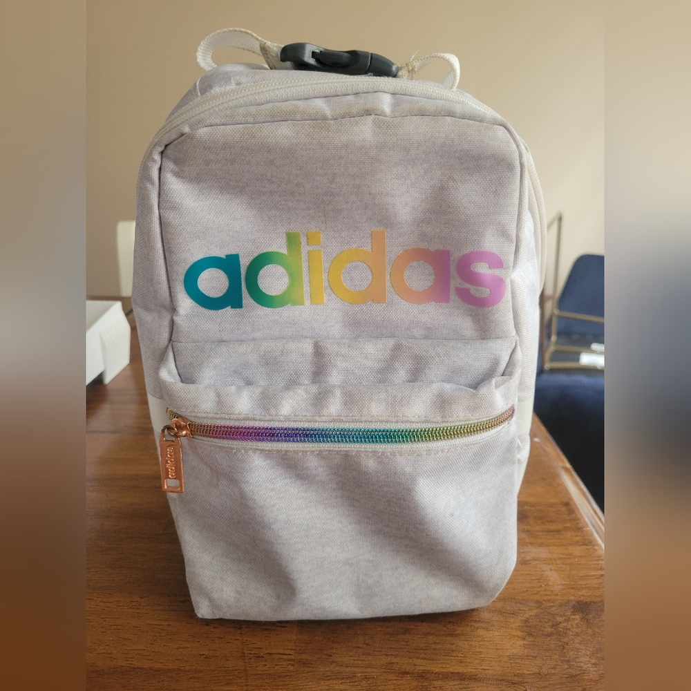 Adidas Insulated unchbox with Rainbow Logo and Zipper